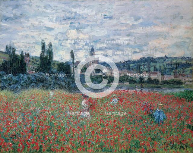 Poppy Fields near Vétheuil, ca 1879.