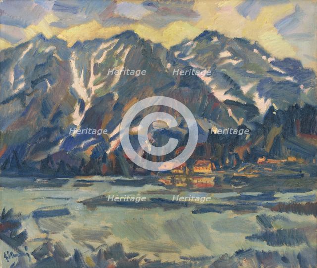 Popradské Pleso, c1939. Creator: Gustav Mally.
