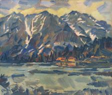 Popradské Pleso, c1939. Creator: Gustav Mally