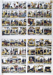 Popular Spanish view of Napoleon's life 19th century