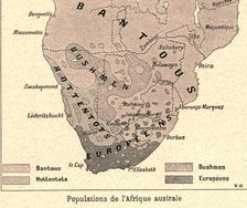 'Populations de l'Afrique australe; Afrique Australe 1914. Creator: Unknown