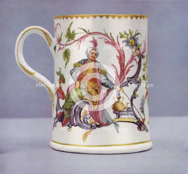 'Porcelain Mug', c1770, (1936). Artist: John de Lanauze.