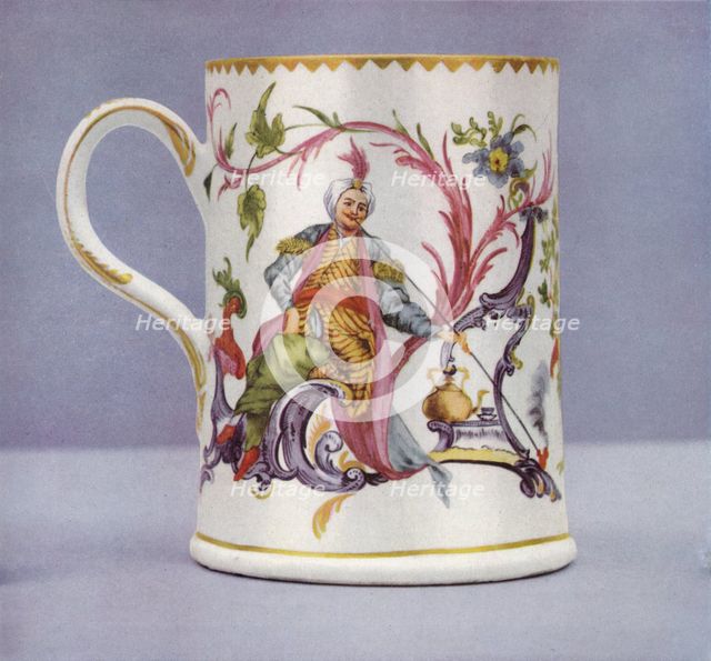 'Porcelain Mug', c1770, (1936). Artist: John de Lanauze.