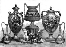 Porcelain at the International Exhibition, by W. T. Copeland and Sons, 1871. Creator: Unknown