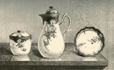 Porcelain coffee set, mid-late 18th century, (1903). Creator: Unknown