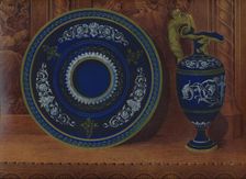 Porcelain Ewer & Plateau 1863. Artist: Robert Dudley