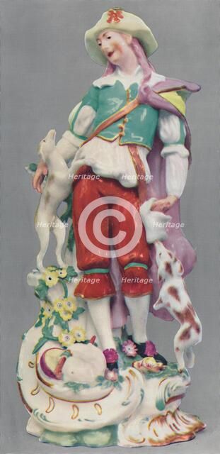 'Porcelain figure. Chelsea, about 1760', c1759-1769. Artist: Chelsea factory.
