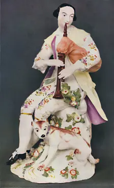 Porcelain figure marked WD-CO. Derby, about 1760 c1760