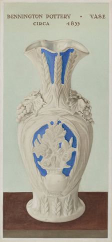 Porcelain Vase, c. 1938. Creator: Herbert Gallager