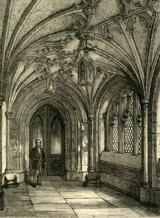 Porch of St. Sepulchre's Church c1872. Creator: Unknown