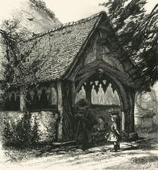 Porch of Stoke Pogis c1870