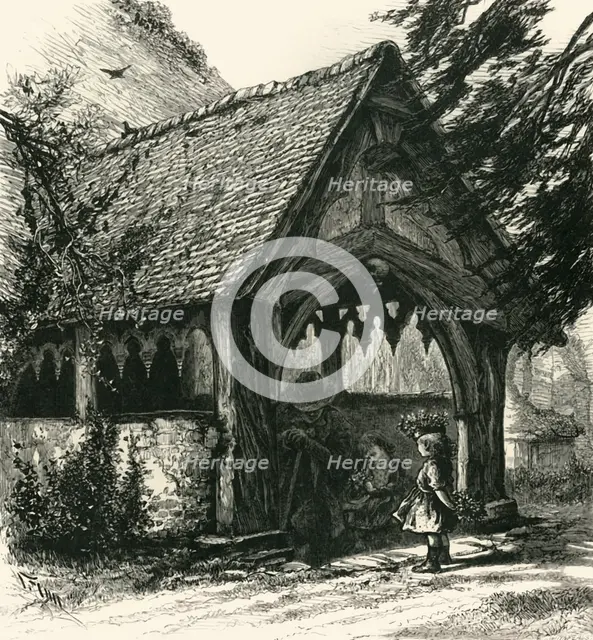 'Porch of Stoke Pogis', c1870.