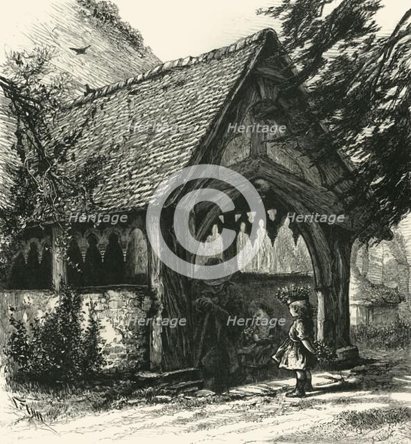 'Porch of Stoke Pogis', c1870.