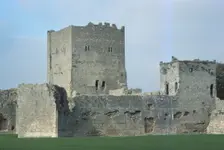Porchester Castle, Hampshire, 20th century. Artist: CM Dixon