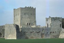 Porchester Castle, Hampshire, 20th century. Artist: CM Dixon