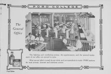 Poro College; The general office, 1922. Creator: Unknown