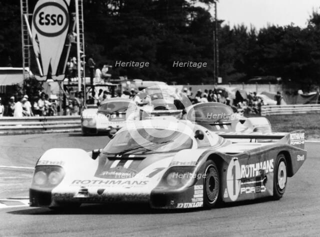 Porsche 956 driven By Jacky Ickx and Derek Bell, 1982. Artist: Unknown