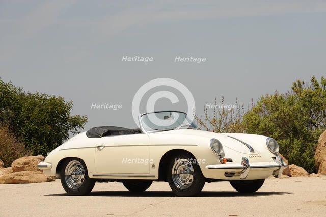 Porsche 356 1600 Super 1960. Artist: Simon Clay.