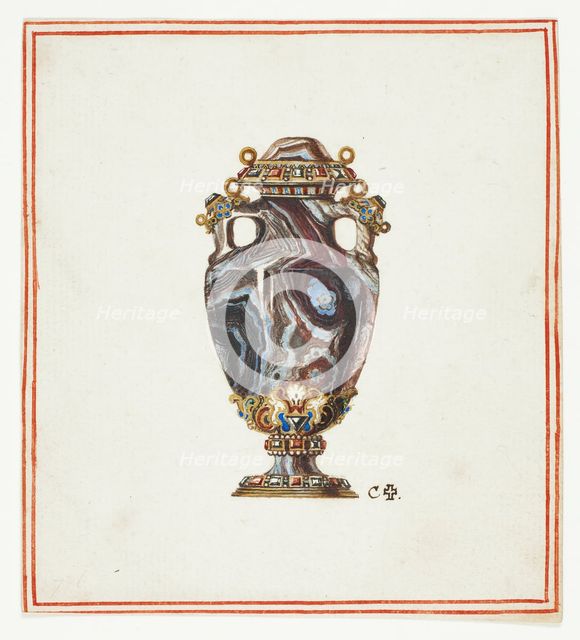 Porphyry Vase, n.d. Creator: Giuseppe Grisoni.