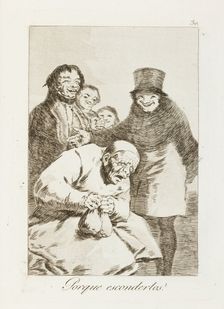 Porque esconderlos?; Los Caprichos, pl.30, 1799. Creator: Francisco Goya