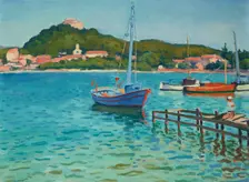 Porquerolles, summer afternoon, 1939. Creator: Marquet, Pierre-Albert (1875-1947)