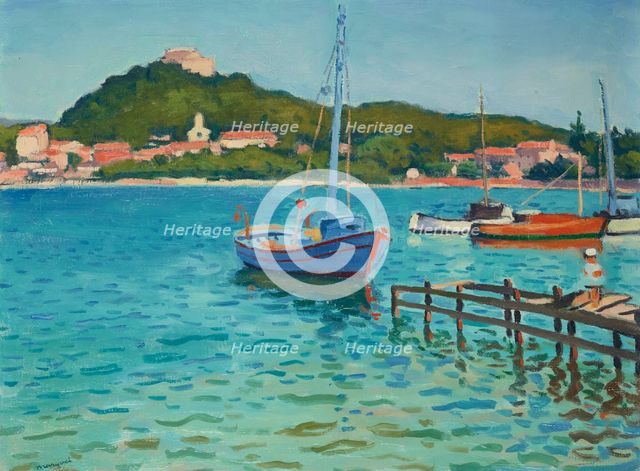 Porquerolles, summer afternoon, 1939. Creator: Marquet, Pierre-Albert (1875-1947).