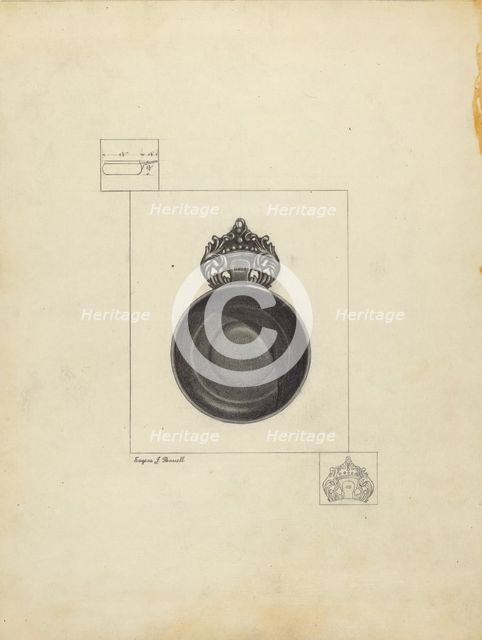 Porringer, c. 1939. Creator: Eugene Barrell.