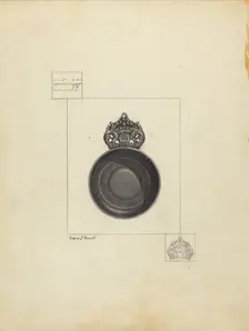 Porringer, c. 1939. Creator: Eugene Barrell