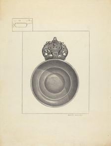 Porringer, c. 1939. Creator: Joseph Wolins