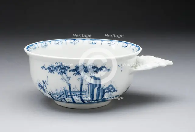 Porringer, Worcester, c. 1755. Creator: Royal Worcester.