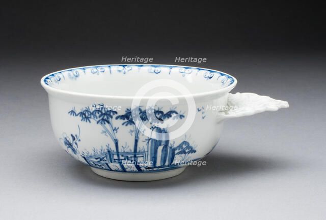 Porringer, Worcester, c. 1755. Creator: Royal Worcester.