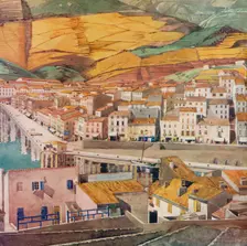 Port Vendres, La Ville c1925. Artist: Charles Rennie Mackintosh