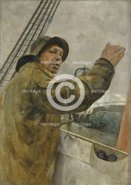 Port your Helm!, probably 1879. Creator: Christian Krohg.