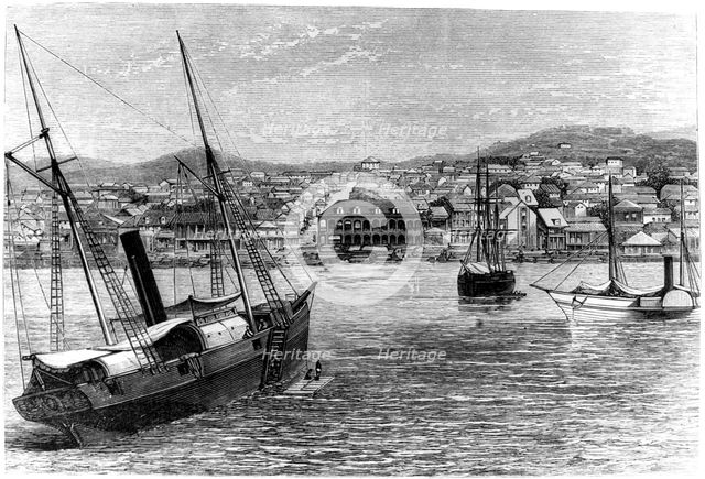 Port-au-Prince, Haiti, 1873. Artist: Unknown