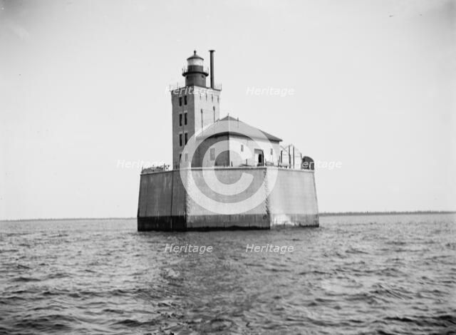 Port Austin Reef Light House, Point[e] Aux Barques, between 1900 and 1906. Creator: Unknown.