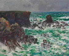 Port-Coton, Rochers du Lion (Lion Rock), 1886