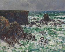 Port-Coton, Rochers du Lion (Lion Rock), 1886