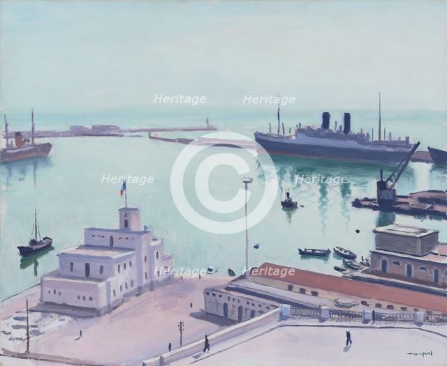 Port d'Alger (La Douane ou l'Amirauté).