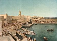 'Port de Casablanca; Afrique du nord 1914. Creator: Jules Gervais-Courtellemont