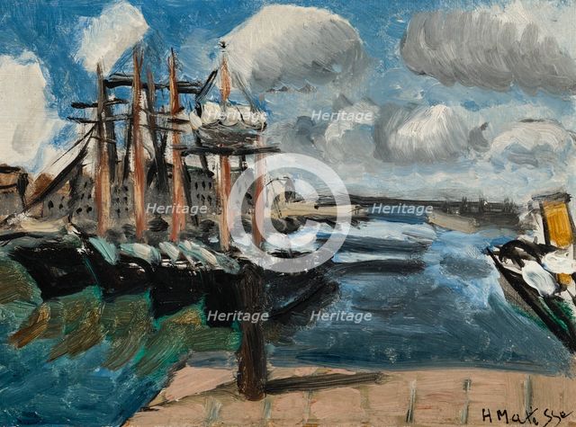 Port de Cherbourg, 1918. Creator: Matisse, Henri (1869-1954).