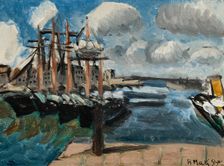 Port de Cherbourg, 1918. Creator: Matisse, Henri (1869-1954)