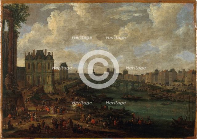 Port de la Conference, circa 1685. Creator: Pieter Casteels.