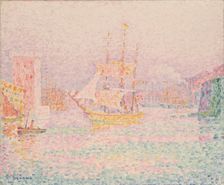 Port de Marseilles, 1907. Creator: Paul Signac