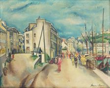 Port in Audierne, c1935. Creator: Armín Stern