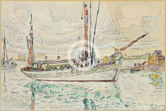 Port Louis, early 20th century. Creator: Paul Signac.