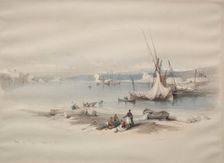Port of Tyre, 1839. Creator: David Roberts (British, 1796-1864)