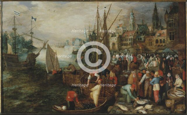 Port of Antwerp, 1600. Creator: Anonymous.