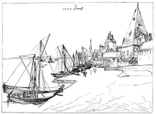 Port of Antwerp in 1520