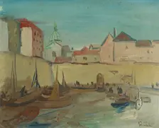 Port of Dubrovnik, 1920-1935. Creator: Václav Srutek
