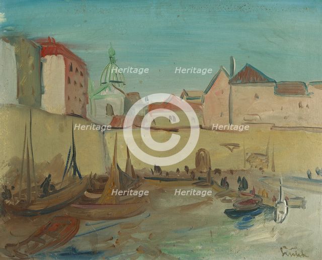 Port of Dubrovnik, 1920-1935. Creator: Václav Srutek.